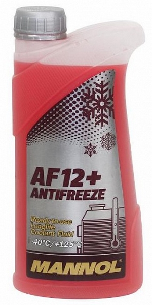 Антифриз Mannol Antifeeze AF12+ Red -40 Longlife  1 л