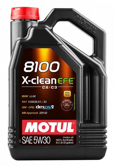109471 MOTUL Моторное масло  8100 X-Clean EFE 5W30, 5л
