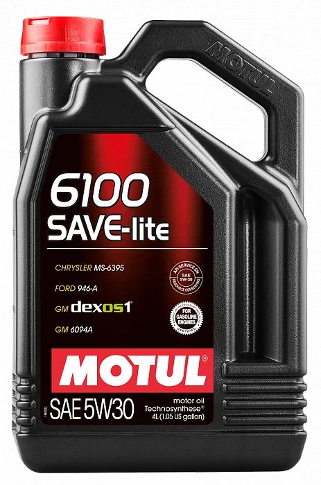 107957 MOTUL Моторное масло  6100 Save-Lite 5W30, 4л