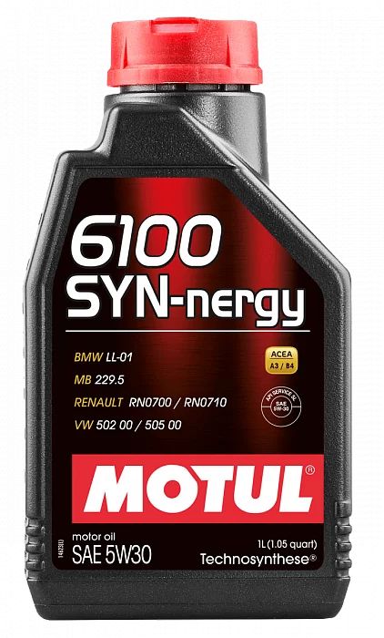 107970 MOTUL Моторное масло  6100 Syn-Nergy 5W30, 1л