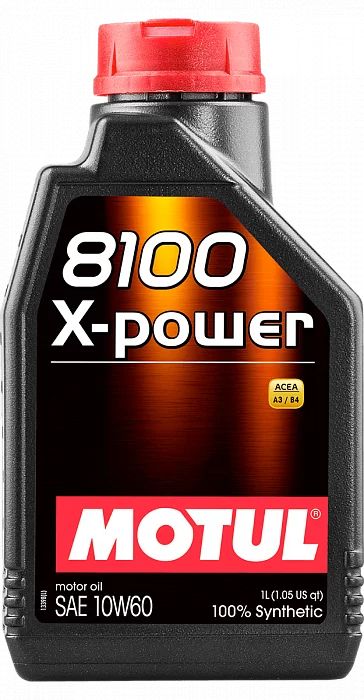 106142 MOTUL Моторное масло  8100 X-Power 10W60, 1л