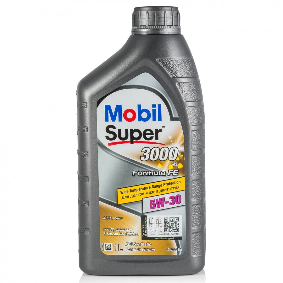 152565 MOBIL Моторное масло  Super 3000 X1 Formula FE 5W30, 1л
