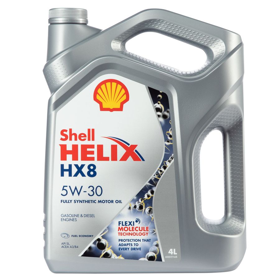 550046364 SHELL Моторное масло  Helix HX8 Synthetic 5W-30, синтетическое, 4 л