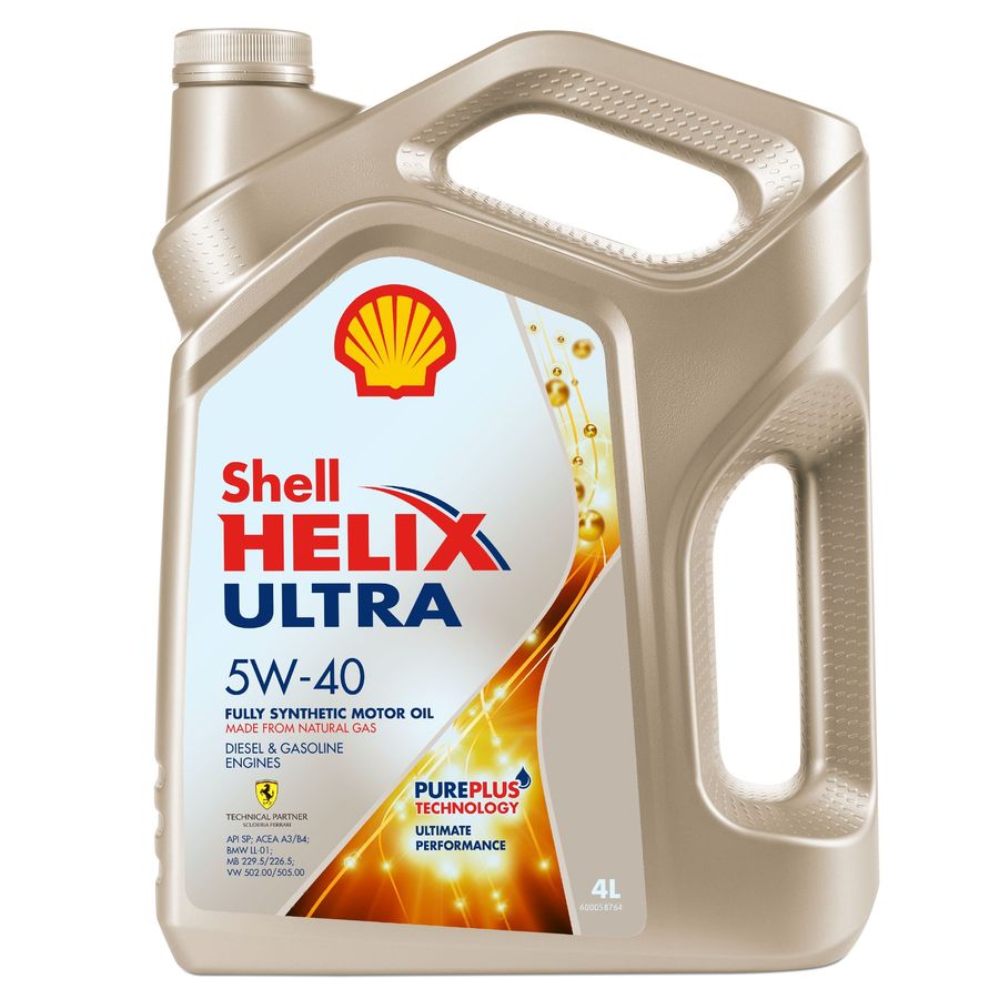 550055905 SHELL Моторное масло  Helix Ultra 5W-40 SP, 4 л