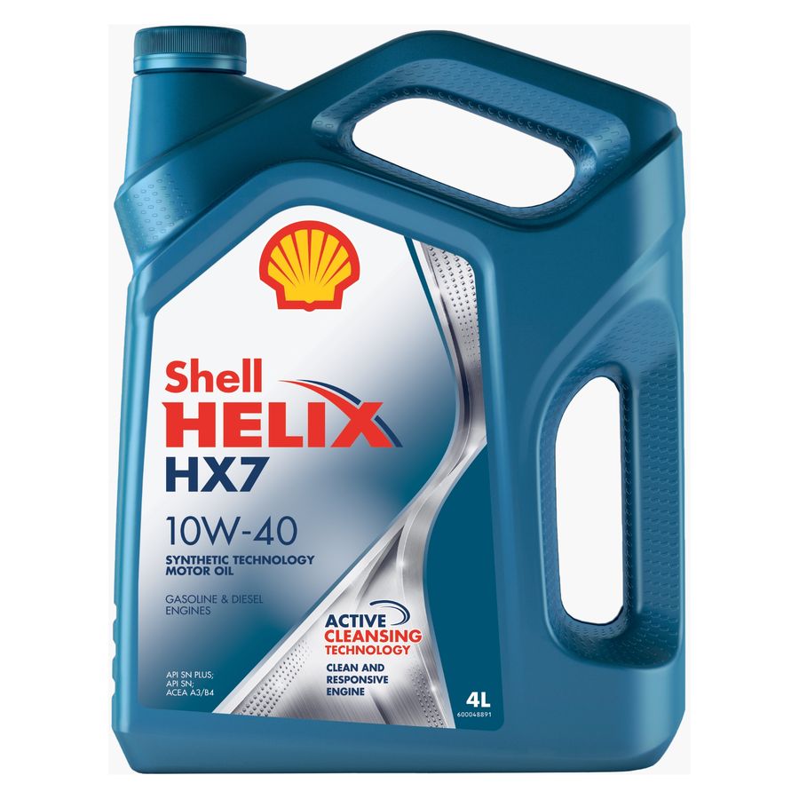 550051575 SHELL Моторное масло  Helix HX7 10W40, 4л