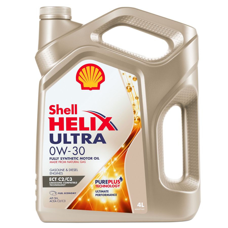 550046375 SHELL Моторное масло  Helix Ultra ECT C2/C3 0W-30, синтетическое, 4 л