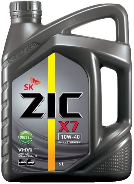 172607 ZIC Моторное масло  X7 Diesel 10W40, 6л