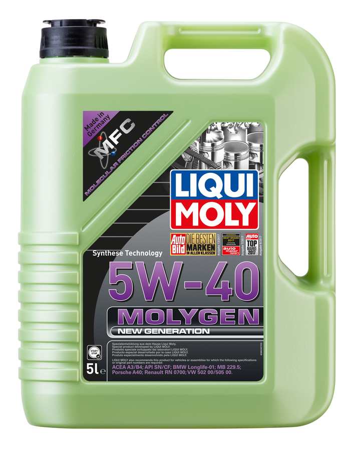 НС-синтетическое моторное масло Molygen New Generation 5W-40 5л