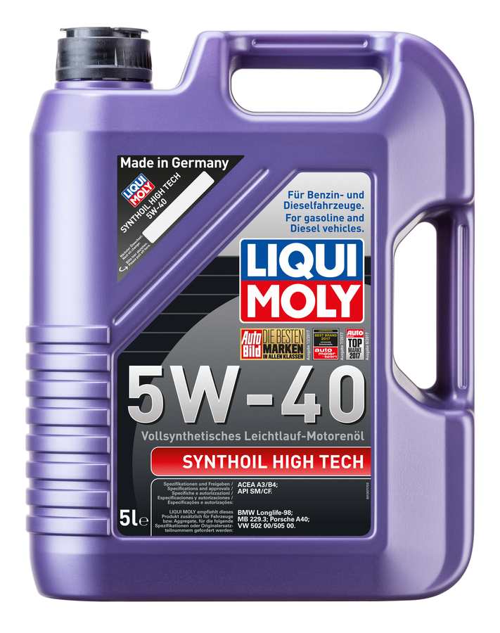 Синтетическое моторное масло Synthoil High Tech 5W-40 5л