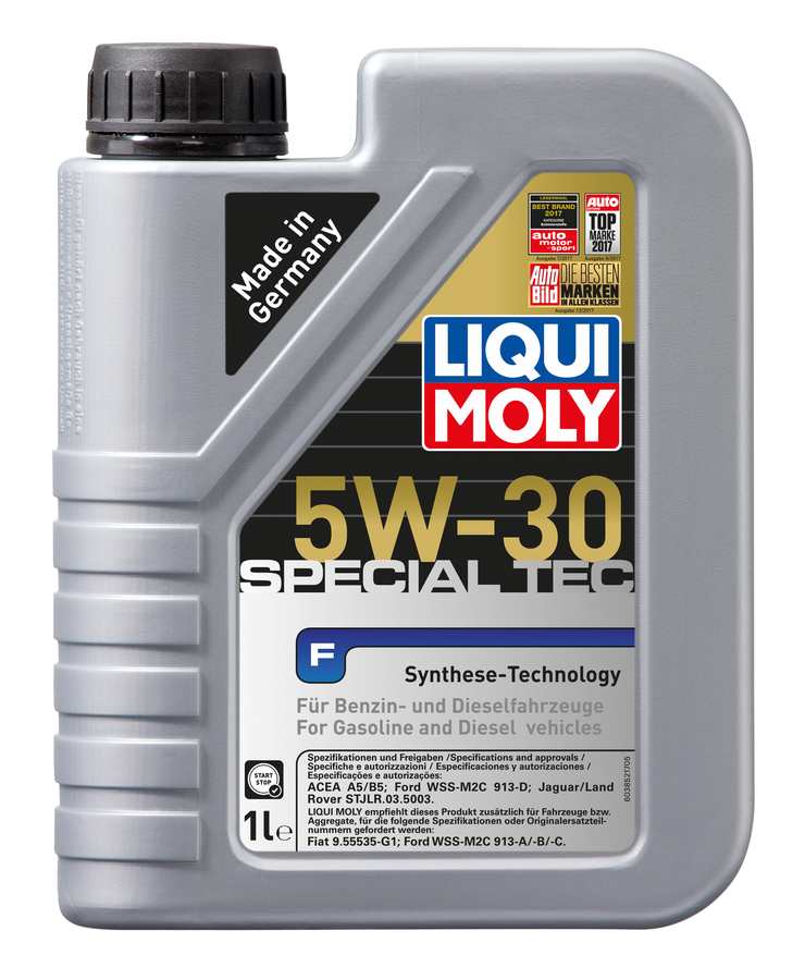 8063 LIQUI MOLY НС-синтетическое моторное масло Special Tec F 5W-30 1л