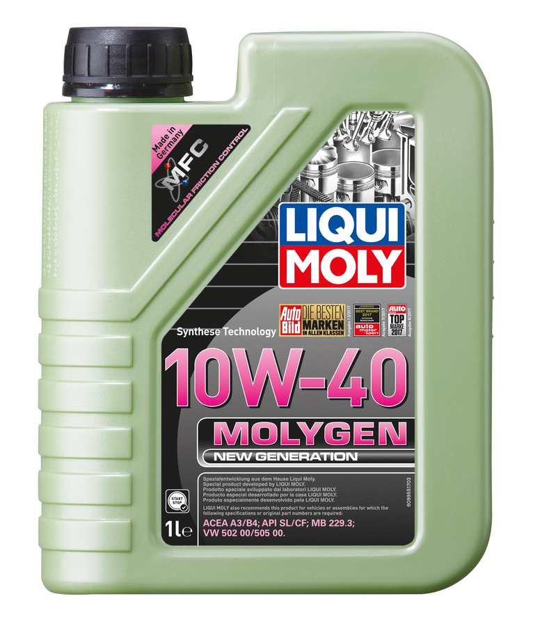 НС-синтетическое моторное масло Molygen New Generation 10W-40 1л