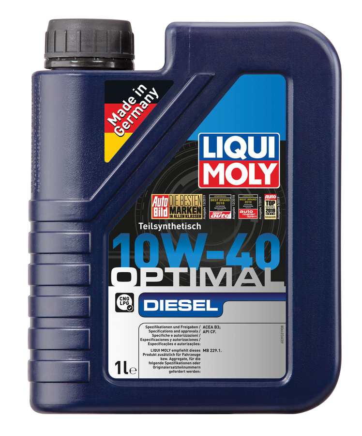 Полусинтетическое моторное масло Optimal Diesel 10W-40 1л