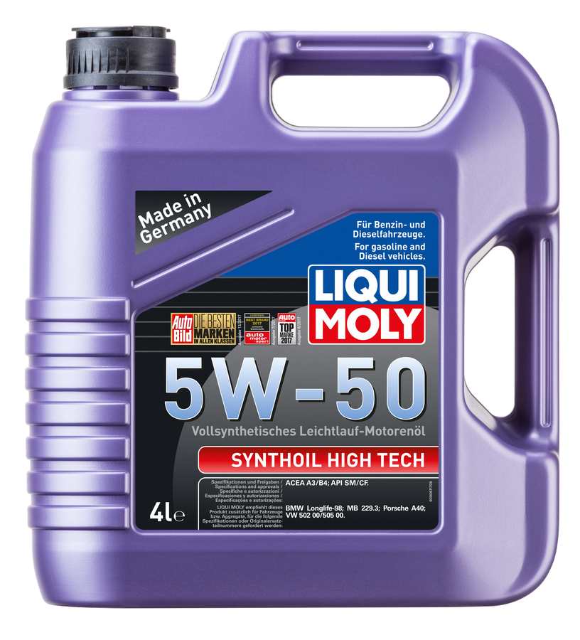 Синтетическое моторное масло Synthoil High Tech 5W-50 4л