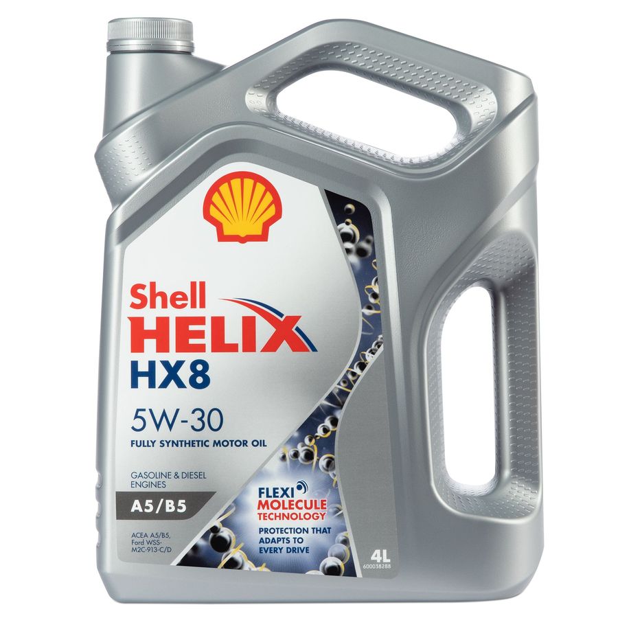 550046777 SHELL Моторное масло  Helix HX8 A5/B5 5W-30, синтетическое, 4 л