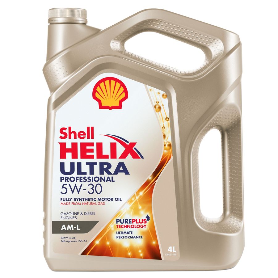 Моторное масло  Helix Ultra Professional AM-L 5W-30, синтетическое, 4 л