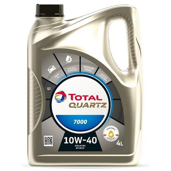 Моторное масло  Quartz 7000 10W-40, 4л