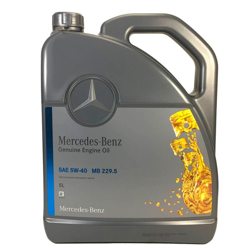 A000989210713FAER MERCEDES-BENZ Масло моторное Genuine Engine Oil 5W-40 MB 229.5, 5л